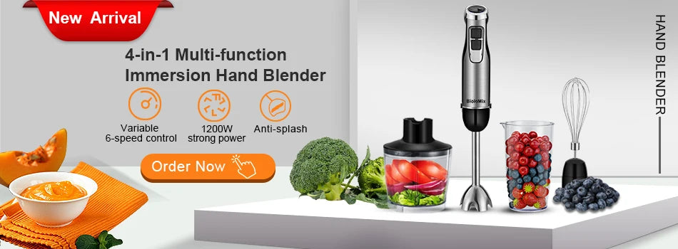 5-in-1 Immersion Hand Blender Set