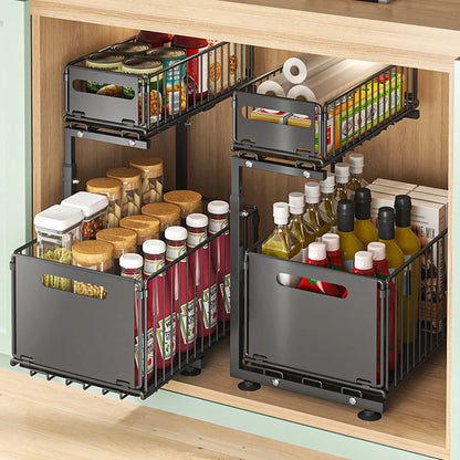 2-Tier Pull-Out Under Sink Organizer