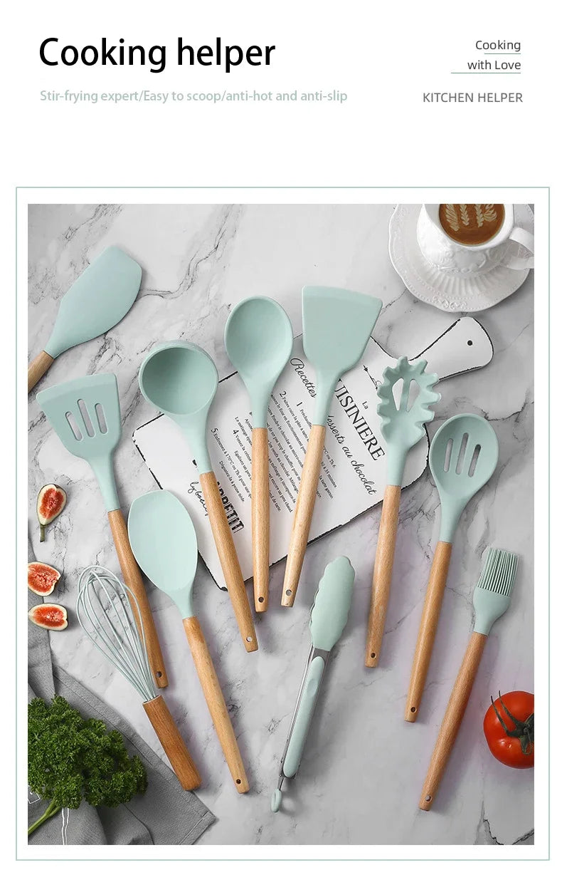 12-Piece Silicone Utensil Set