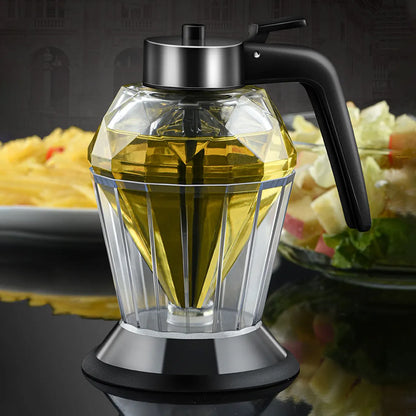 Diamond Glass Honey Dispenser