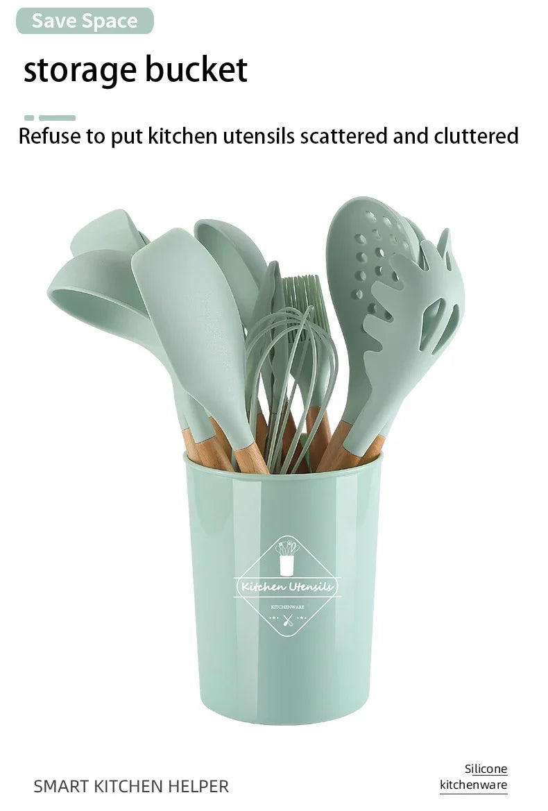 12-Piece Silicone Utensil Set