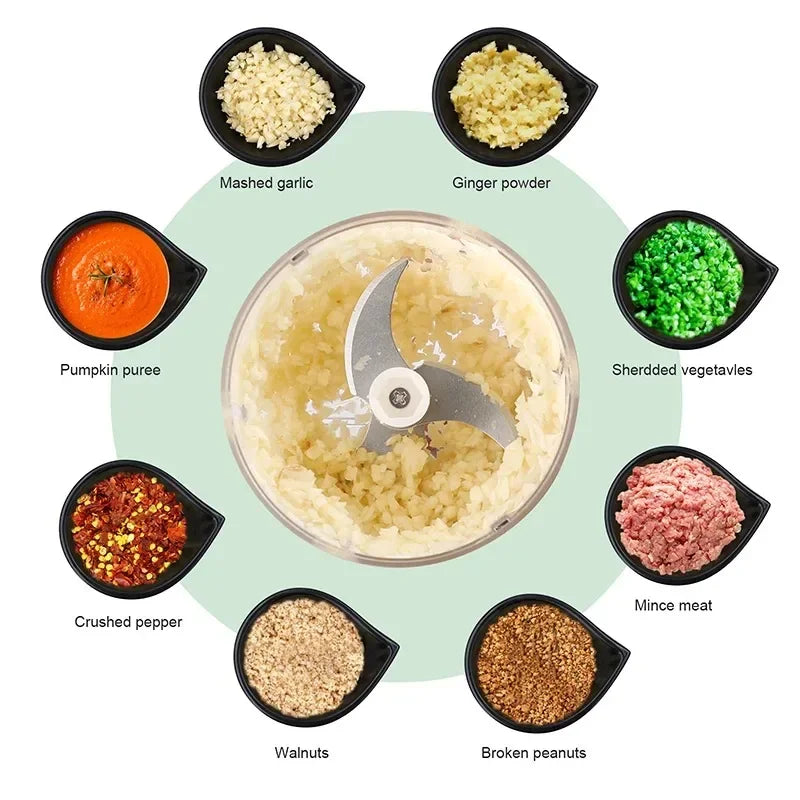 Mini Wireless Garlic Chopper