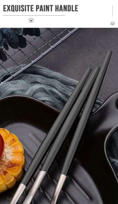 24-Piece Stainless Steel Cutlery Set