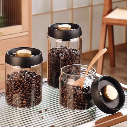 Vacuum Seal Coffee Jar