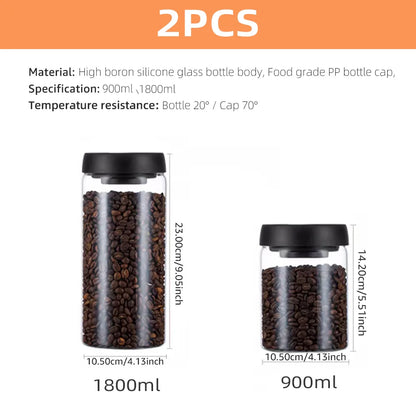 Vacuum Seal Coffee Jar