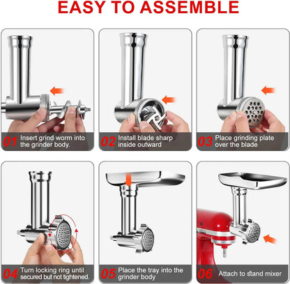 Metal Stand Mixer Grinder Attachment