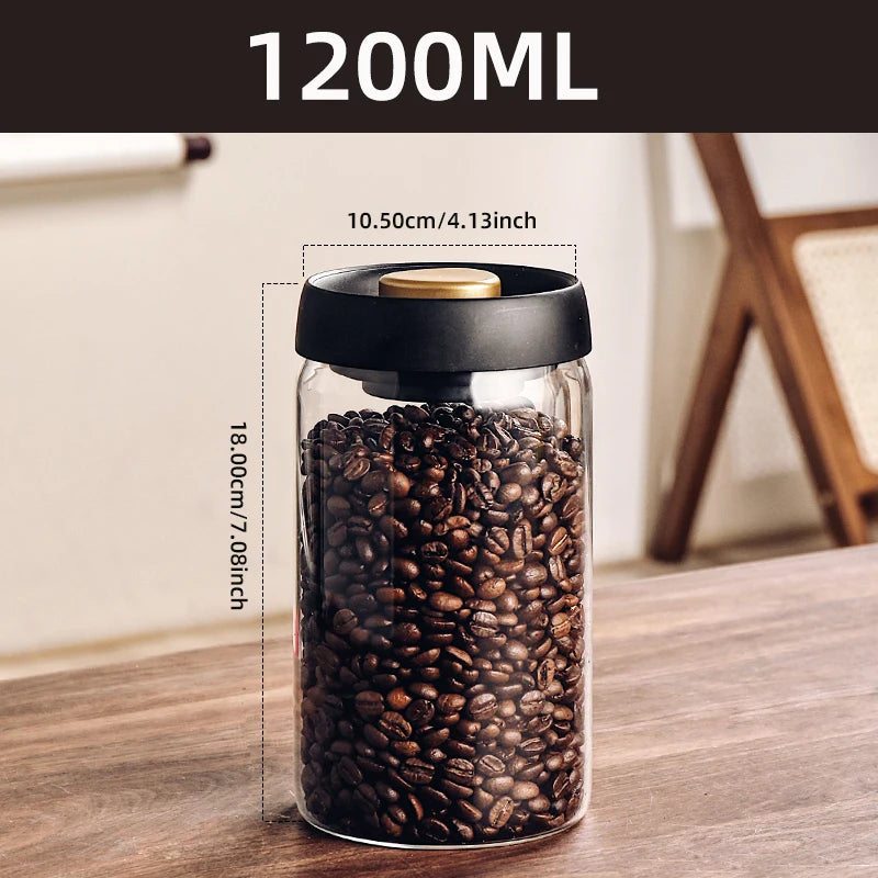 Vacuum Seal Coffee Jar