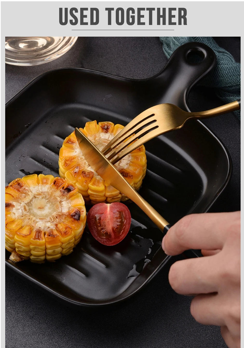 24-Piece Stainless Steel Cutlery Set