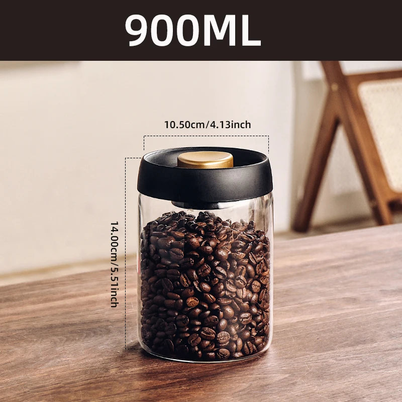 Vacuum Seal Coffee Jar