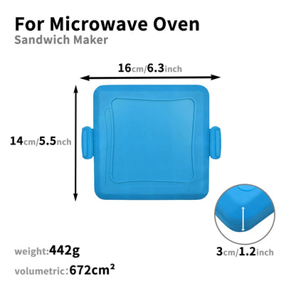 Silicone Microwave Sandwich Make