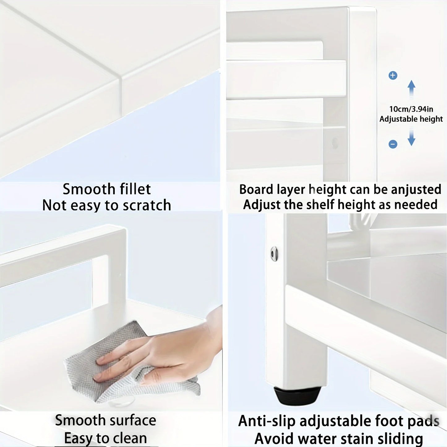 Expandable Microwave Shelf Rack