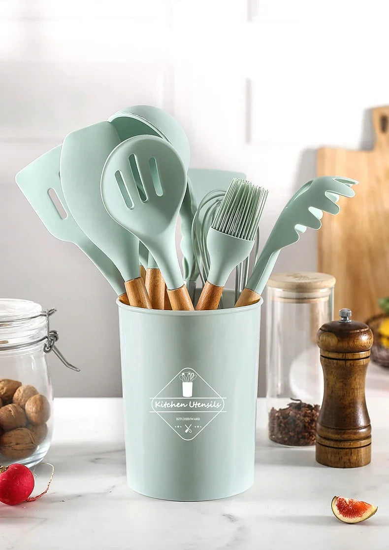 12-Piece Silicone Utensil Set