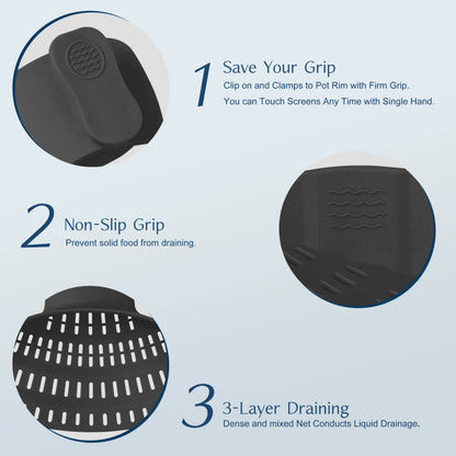 Adjustable Silicone Pot Strainer