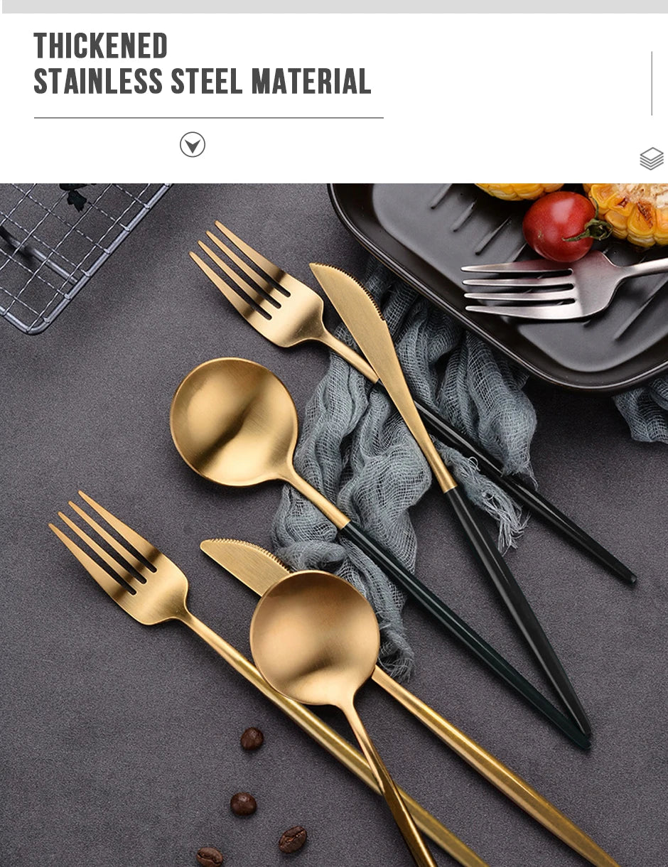 24-Piece Stainless Steel Cutlery Set