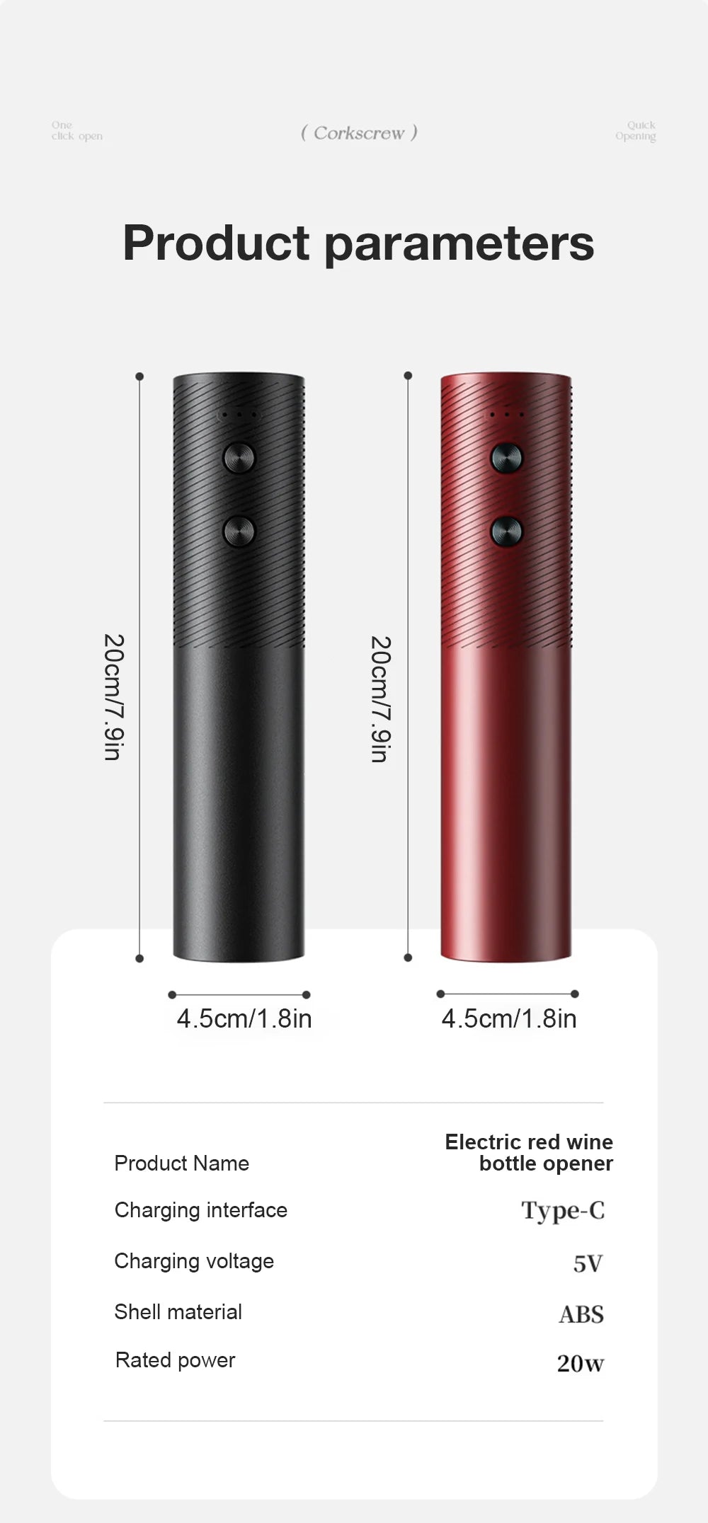 Automatic Electric Wine Opener