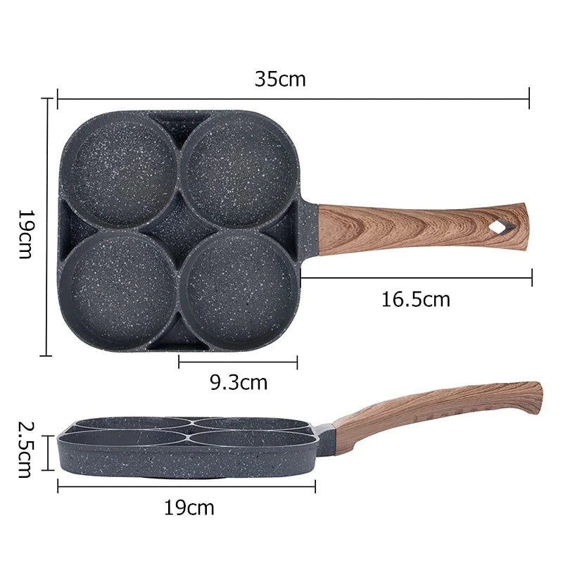 4-Cup Omelet Frying Pan