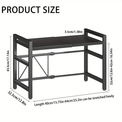 Expandable Microwave Shelf Rack