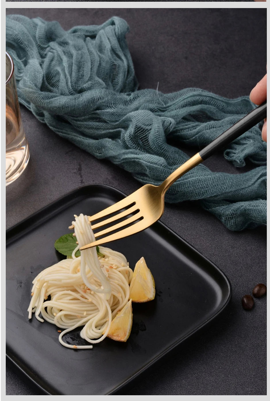 24-Piece Stainless Steel Cutlery Set
