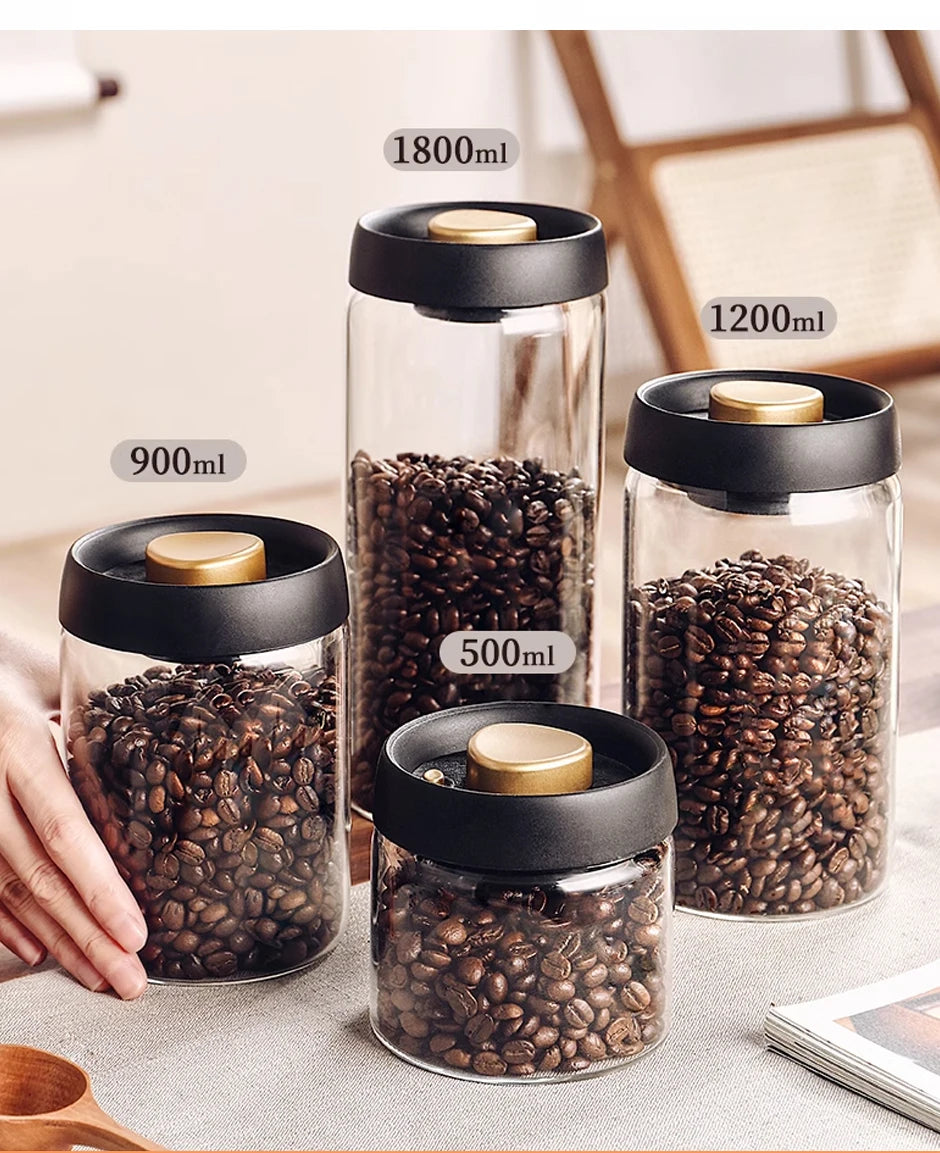 Vacuum Seal Coffee Jar