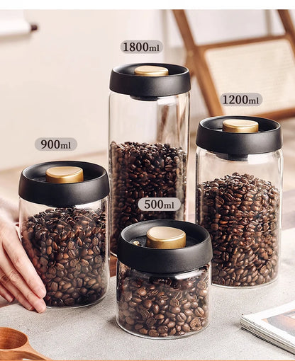 Vacuum Seal Coffee Jar