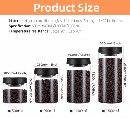 Vacuum Seal Coffee Jar