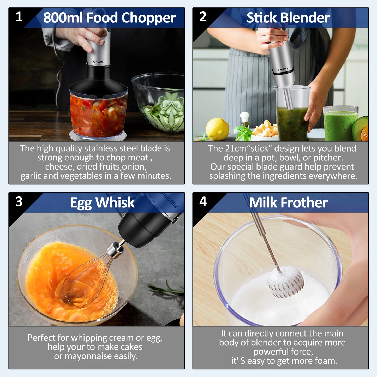 5-in-1 Immersion Hand Blender Set