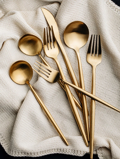 24-Piece Stainless Steel Cutlery Set