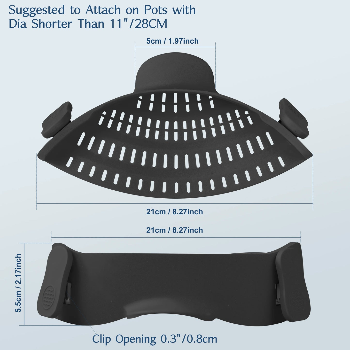 Adjustable Silicone Pot Strainer