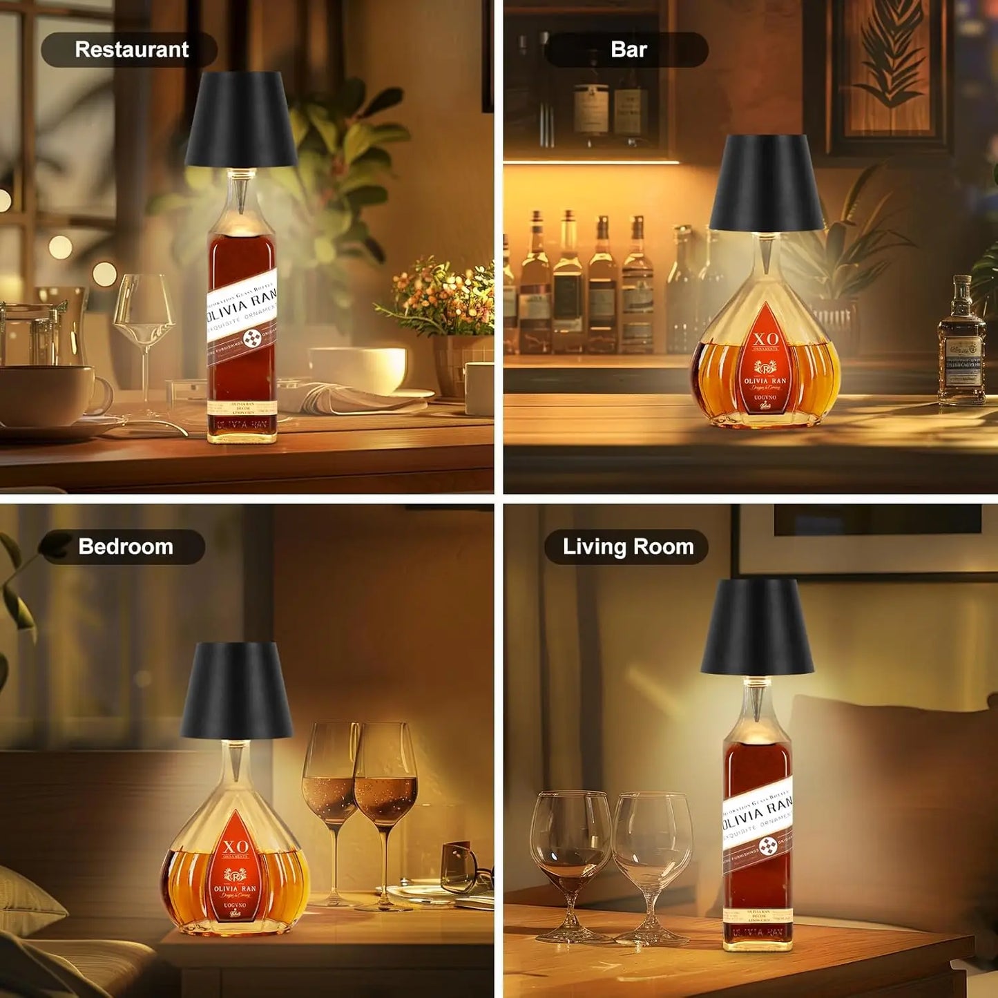 Wireless Wine Bottle Lamp