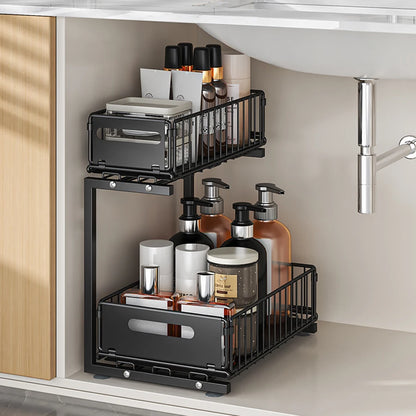 2-Tier Pull-Out Under Sink Organizer