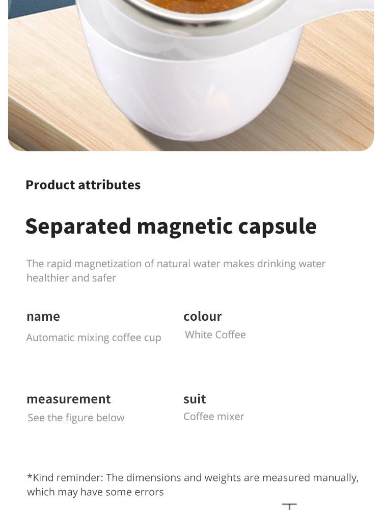 Magnetic Auto Stirring Mug