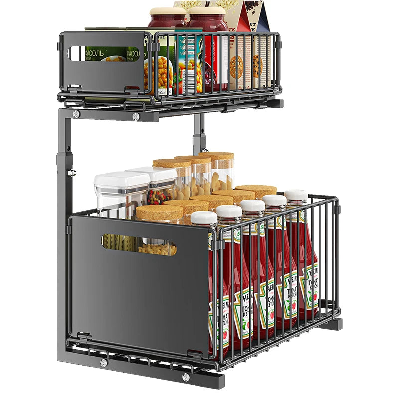 2-Tier Pull-Out Under Sink Organizer