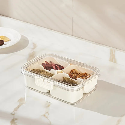 Rotating Divided Snack Tray