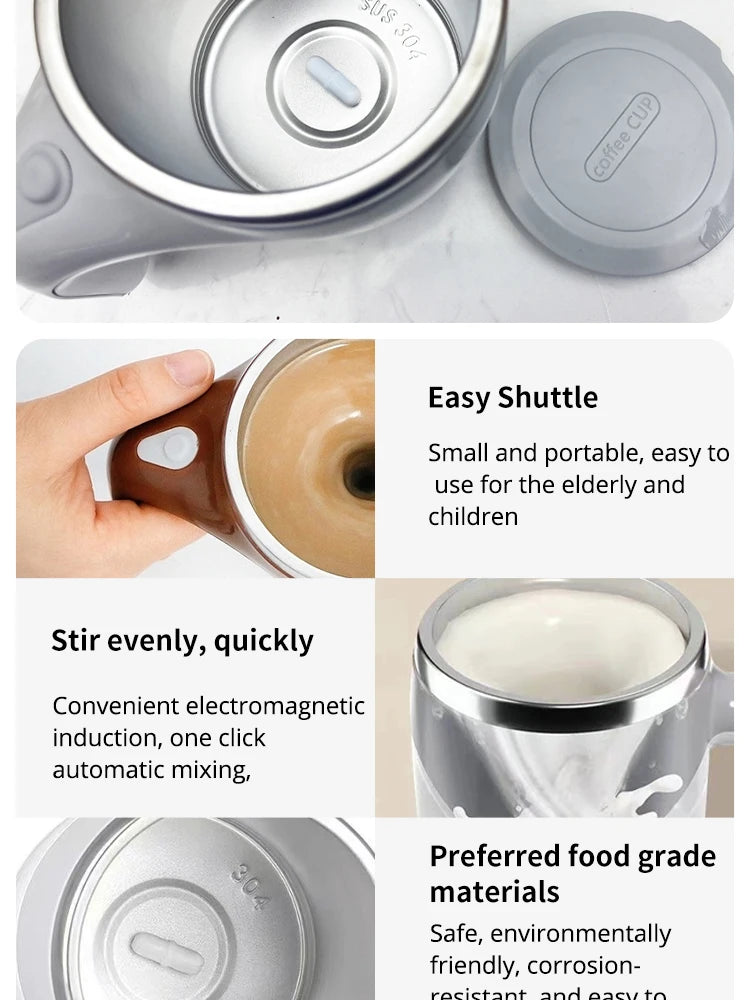 Magnetic Auto Stirring Mug