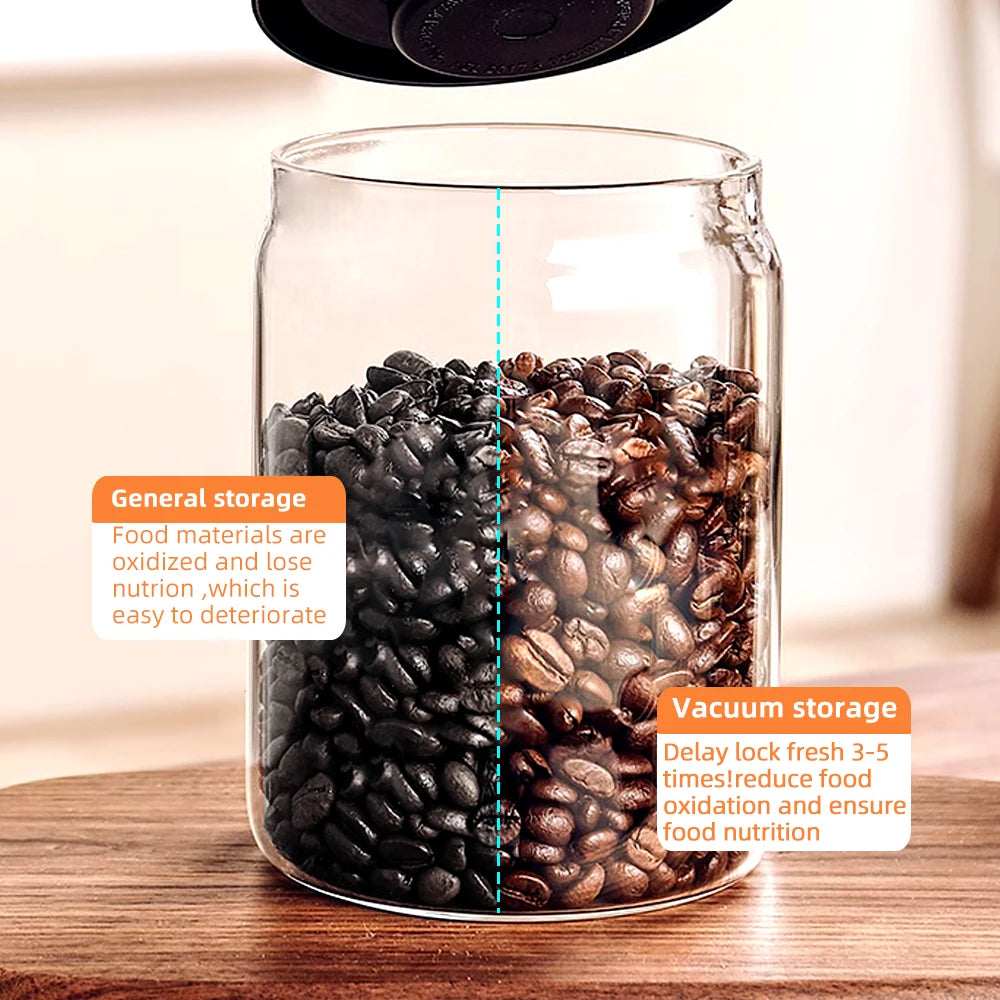 Vacuum Seal Coffee Jar