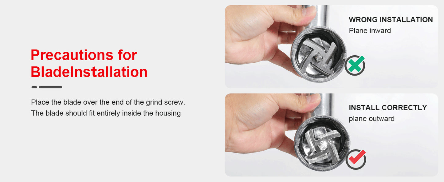 Metal Stand Mixer Grinder Attachment